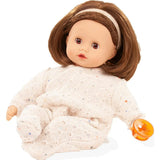 Gotz Muffin “Cozy Knits” Baby Doll – 13" Soft‑Body Doll with Brown Sleeping Eyes