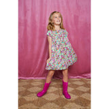 Charlotte Trim Short Sleeve Gathered Dress