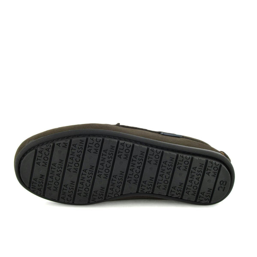 Penny Moccasin in Nubuck, Dark Brown