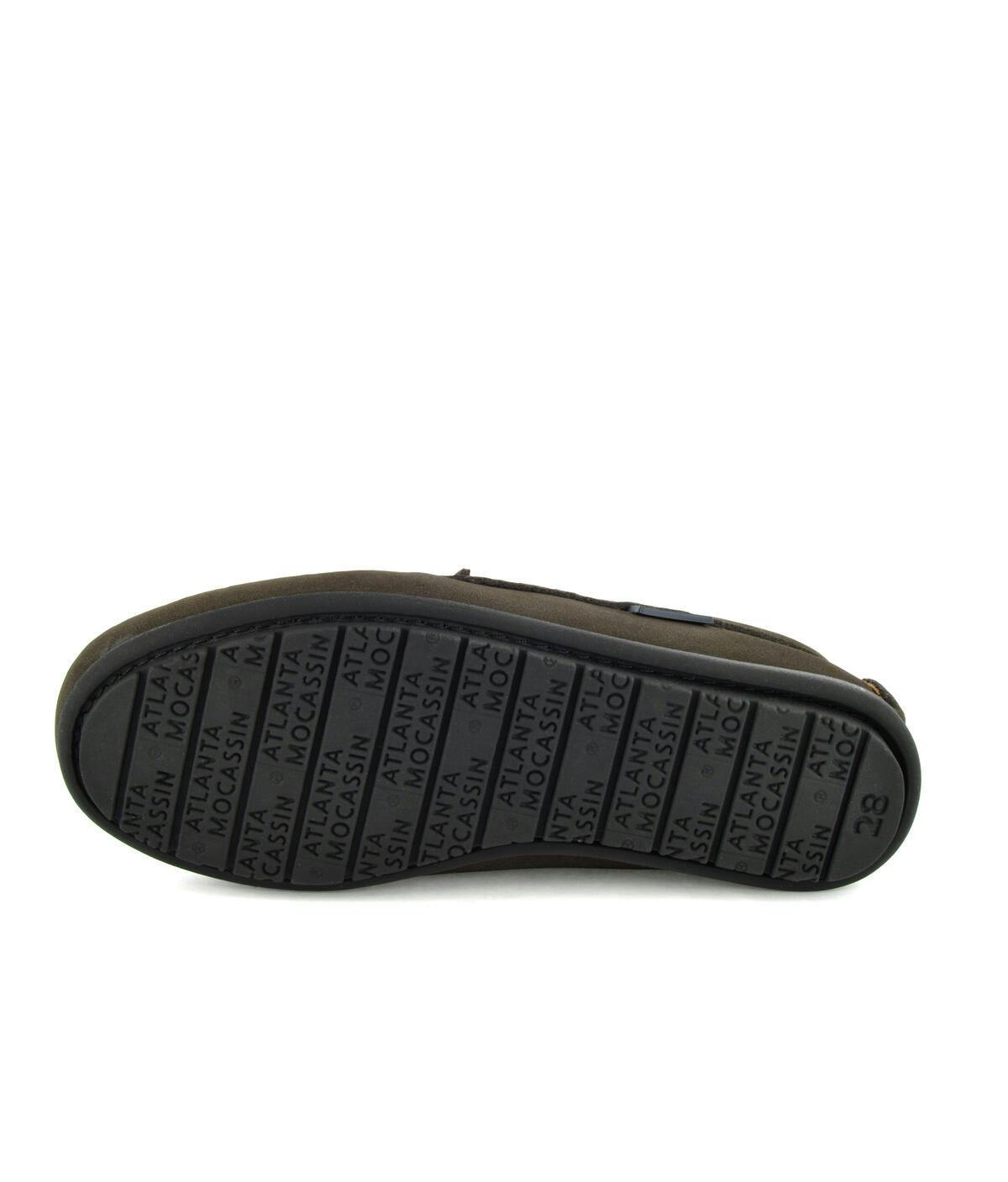 Penny Moccasin in Nubuck, Dark Brown