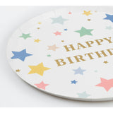 Happy Birthday Stars Dinner Plates
