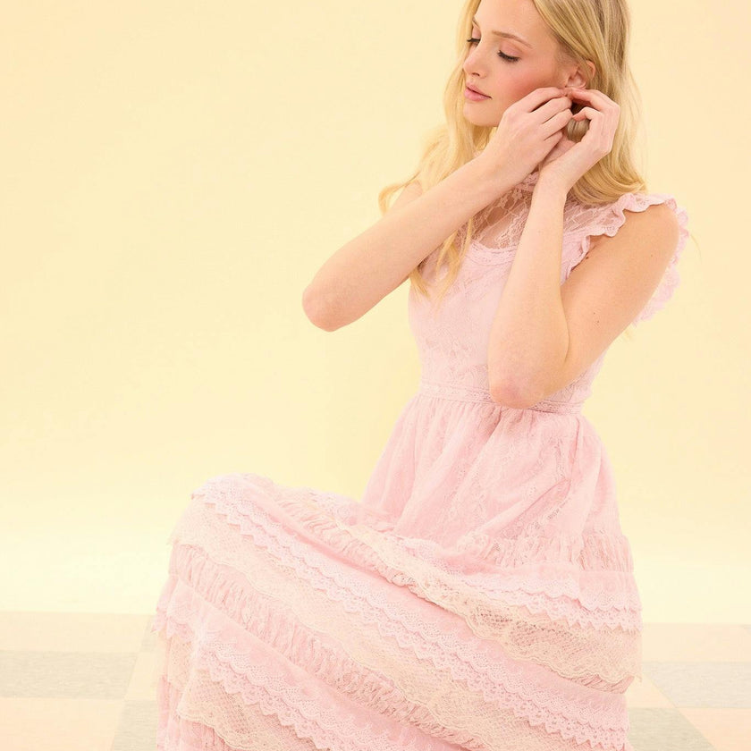 Annie Dress in Light Pink