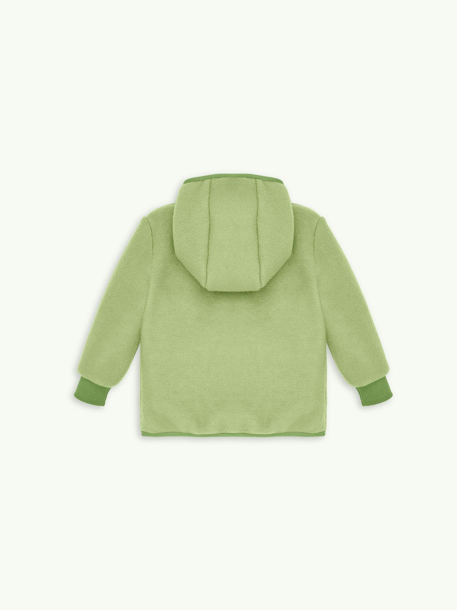 children's wool jacket - green pea