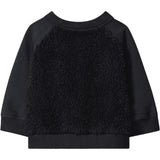 Sweatshirt Cardigan with Fuzzy Front