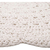 Alma Hand-Crocheted Scalloped Round Rug