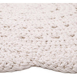 Alma Hand-Crocheted Scalloped Round Rug
