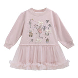 Pink Ballet Ruffle Bow Dress
