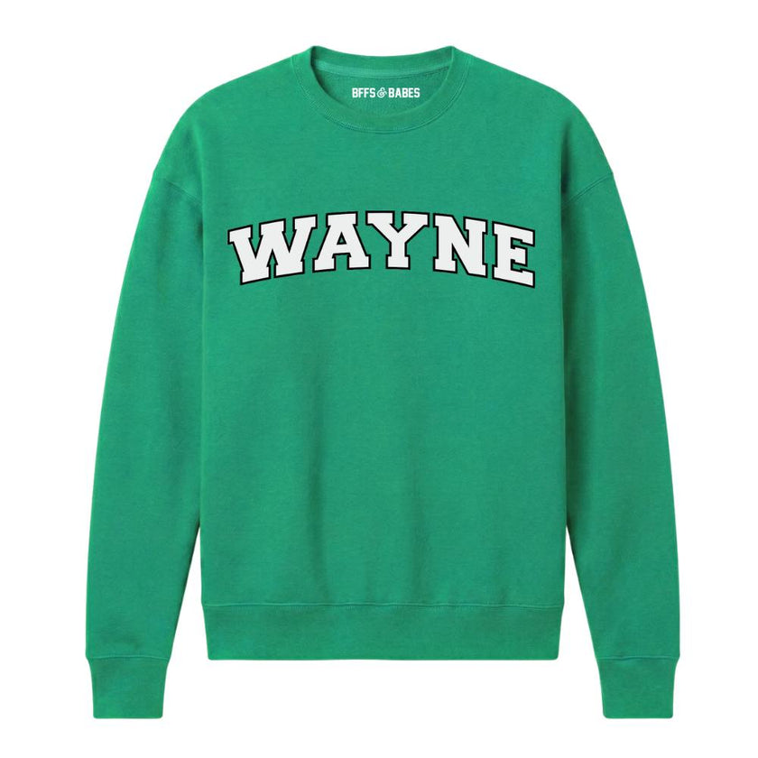 CAMP Custom Varsity Crewneck Sweatshirt, Green