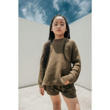 Organic Cotton Cargo Front Short With Belt