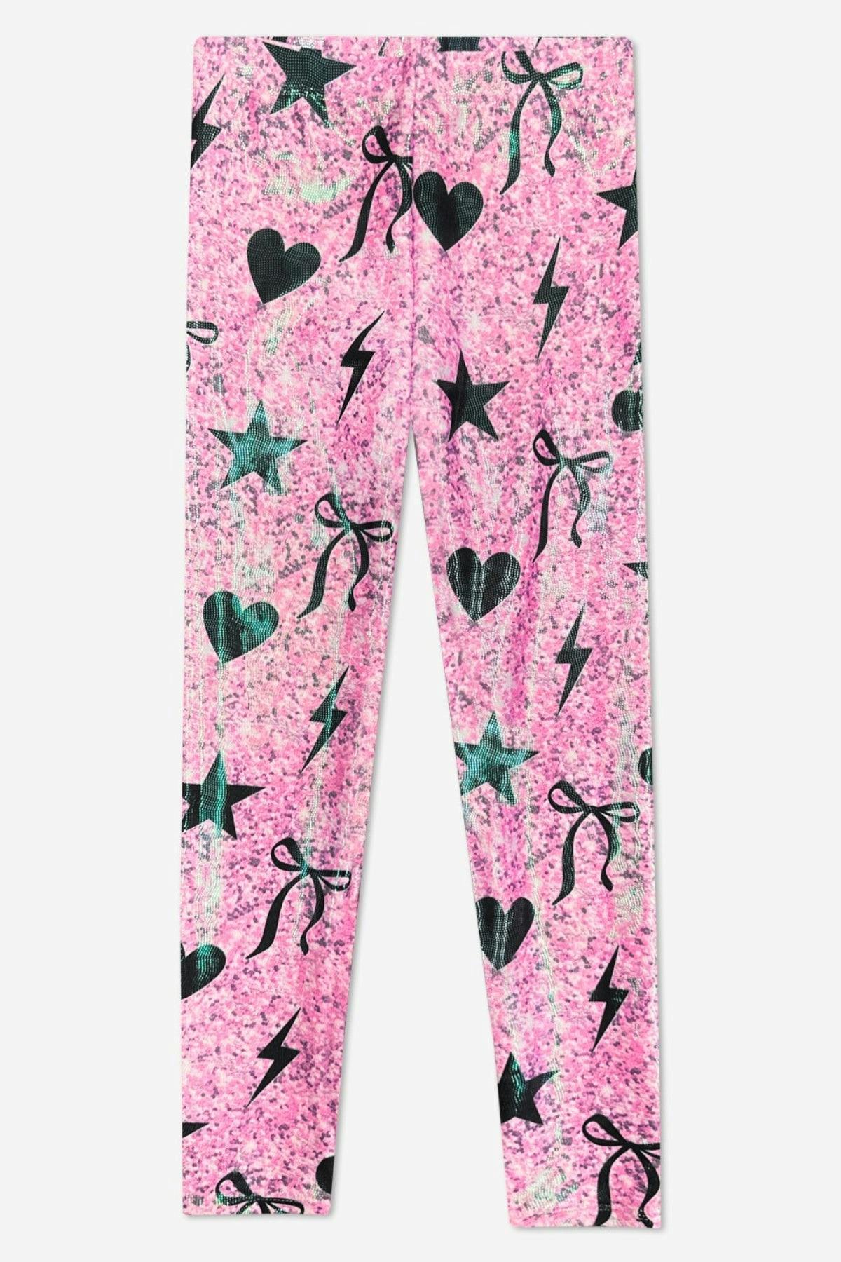 Glitter Foil High Shine Legging
