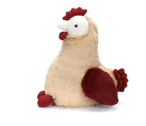 McHugs Bordeaux Hen Nelly Farm Plush Animal 25cm