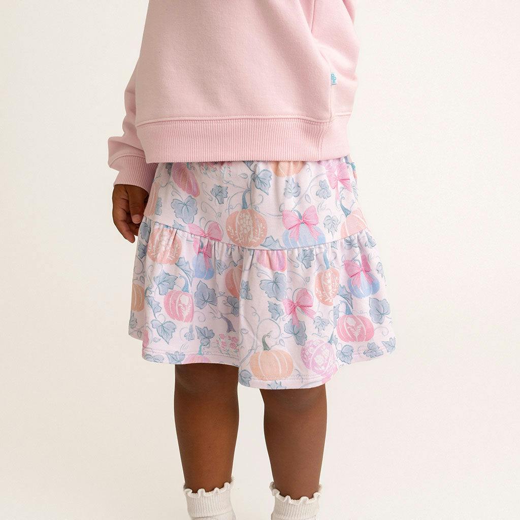 Posh Pumpkins French Terry Skater Skirt