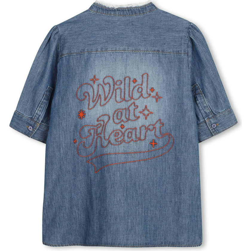ZADIG & VOLTAIRE Soft Chambray Shirt - Denim Blue
