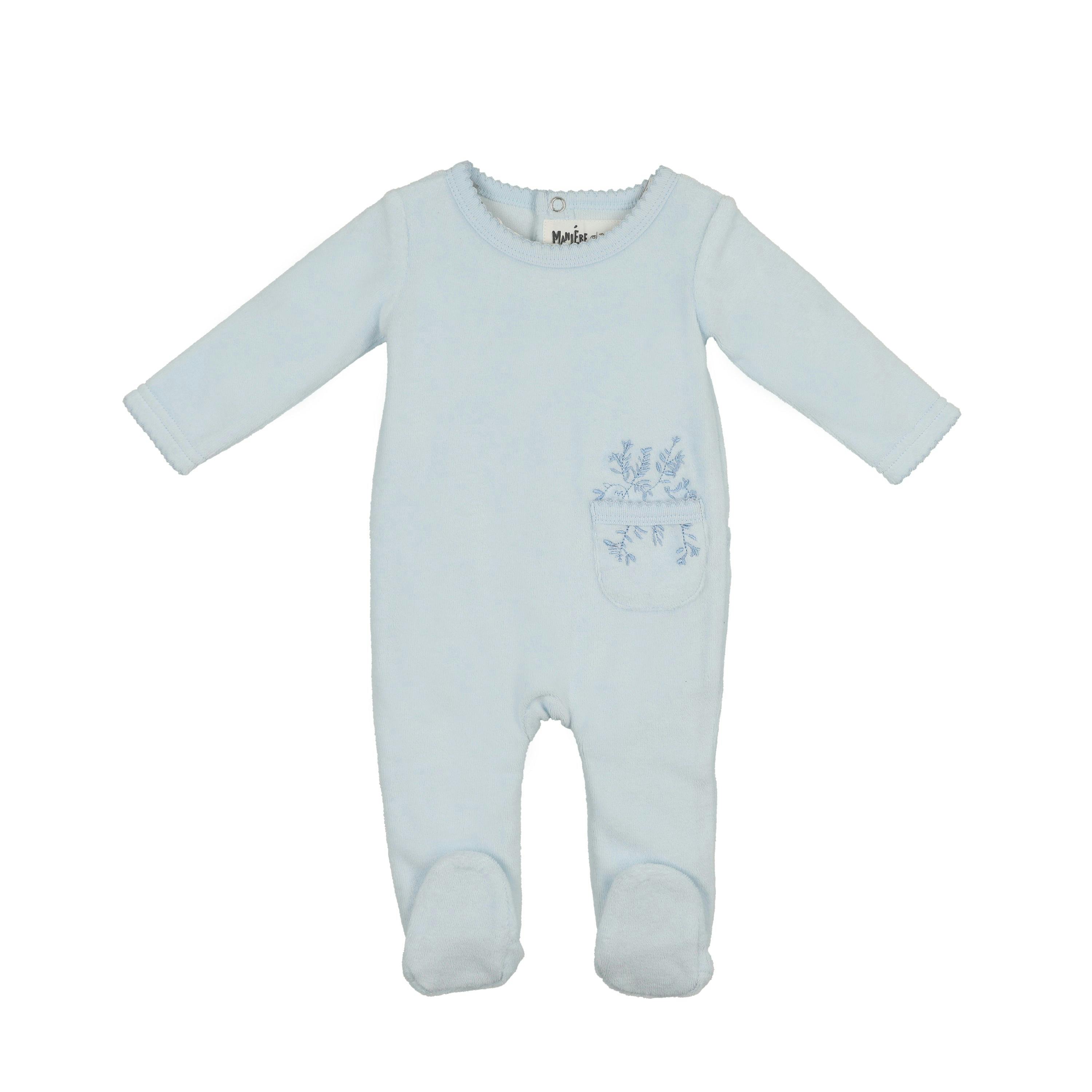 Velour Pocket Footie