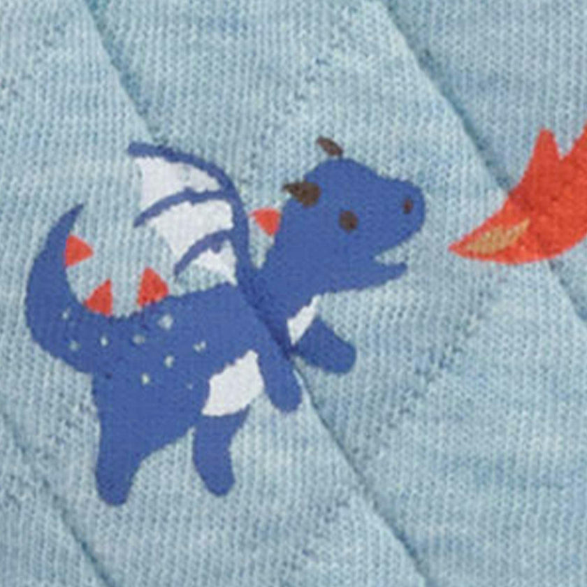 Quilted Growsuit Dragon Print