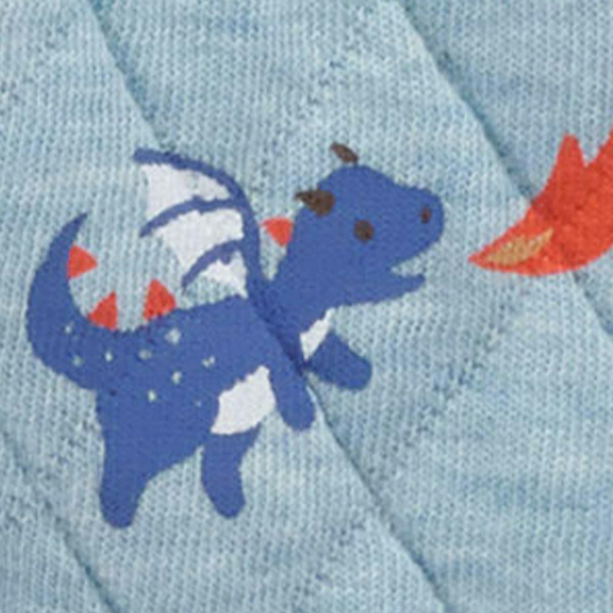 Quilted Growsuit Dragon Print