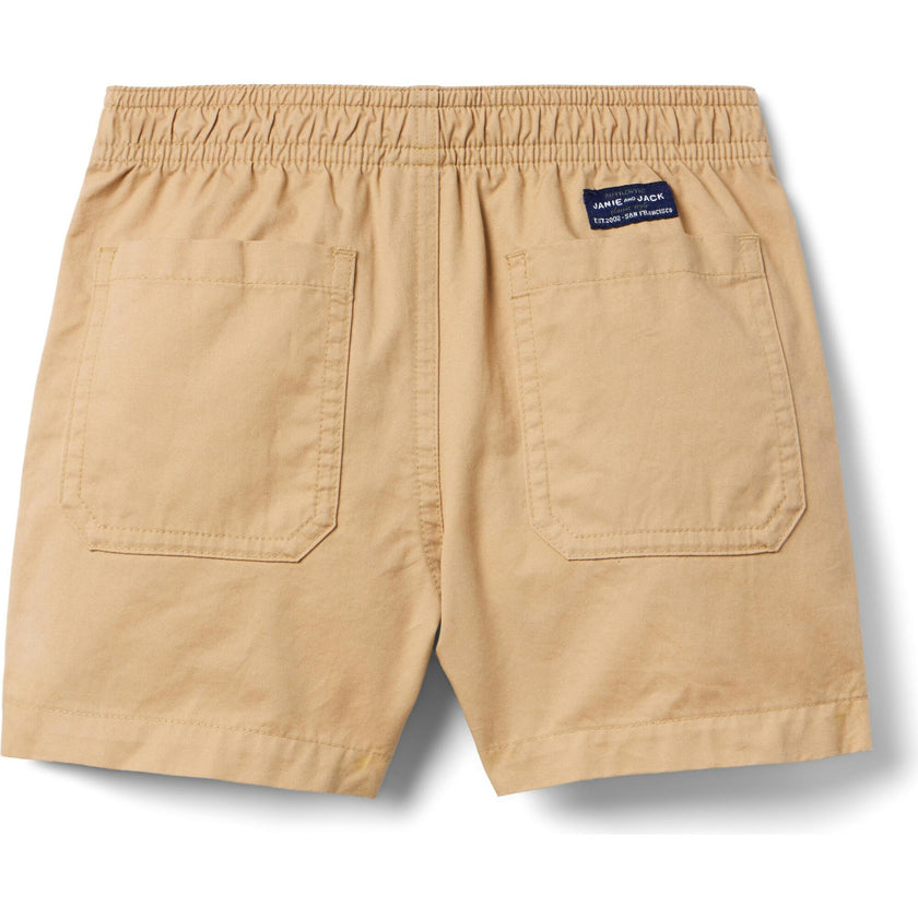 Twill Patch Pocket Pull-On Short