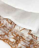 Chelsea Cotton Embroidered Dress, Tan