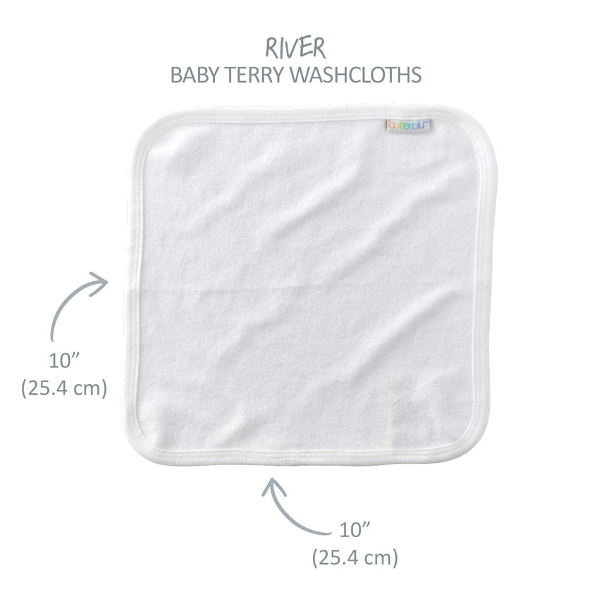 RIVER 10-Pack Washcloths