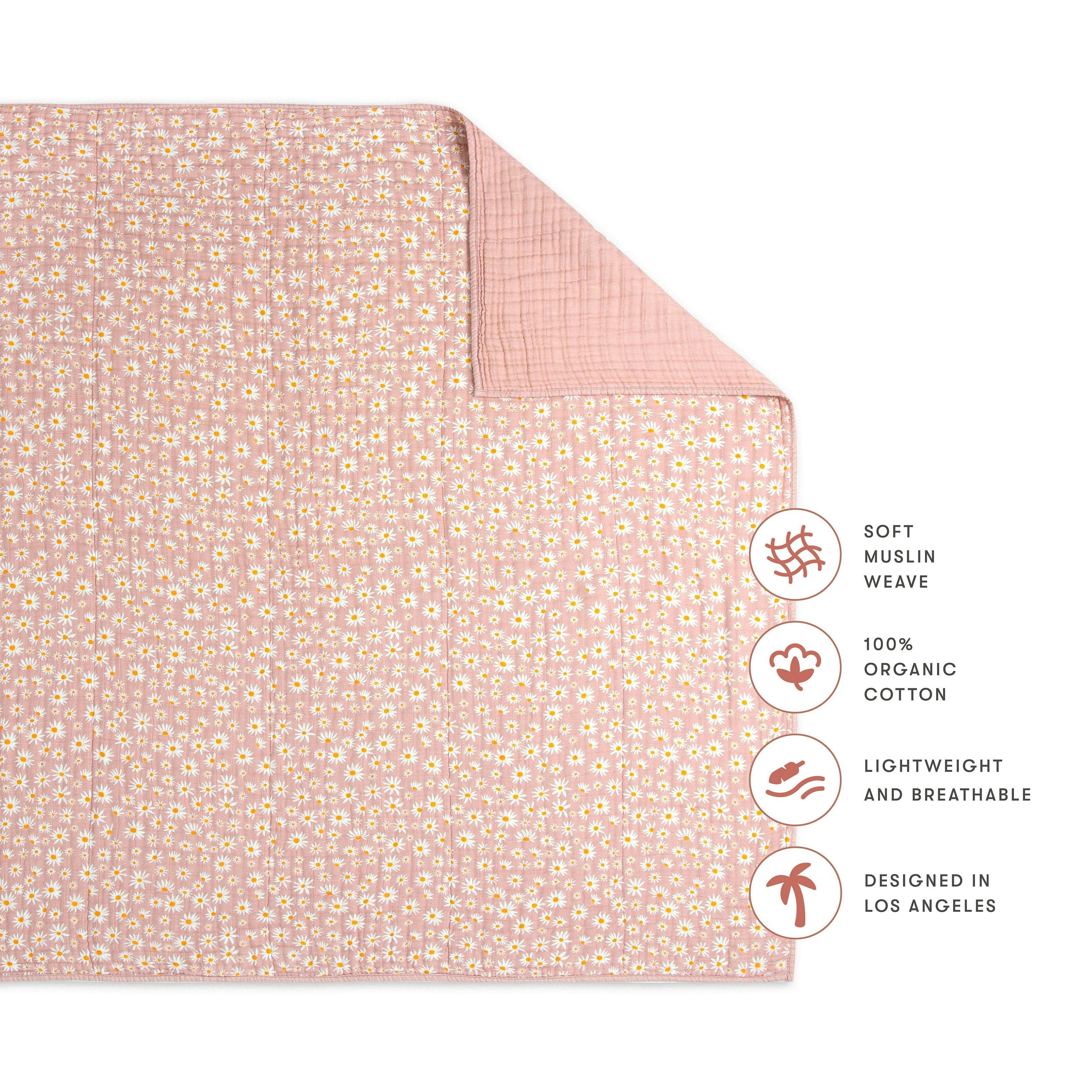 Babyletto Quilt in 3-Layer GOTS Certified Organic Muslin Cotton