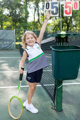 Knit Short Set with Tennis Rackets