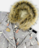 One-Piece Baby Snug Snowsuit Designed for Car Seat