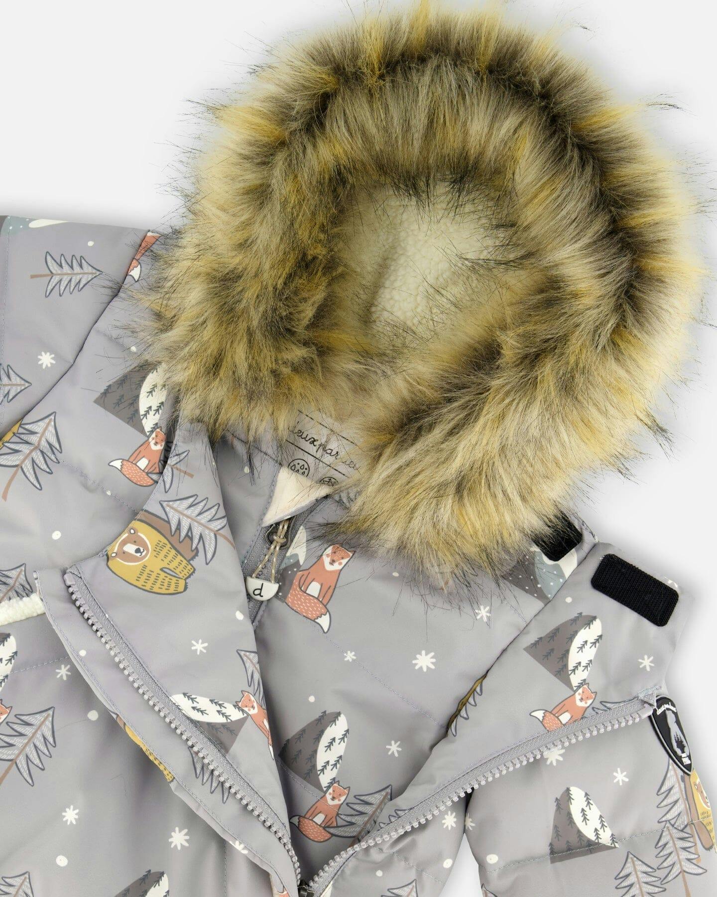 One-Piece Baby Snug Snowsuit Designed for Car Seat