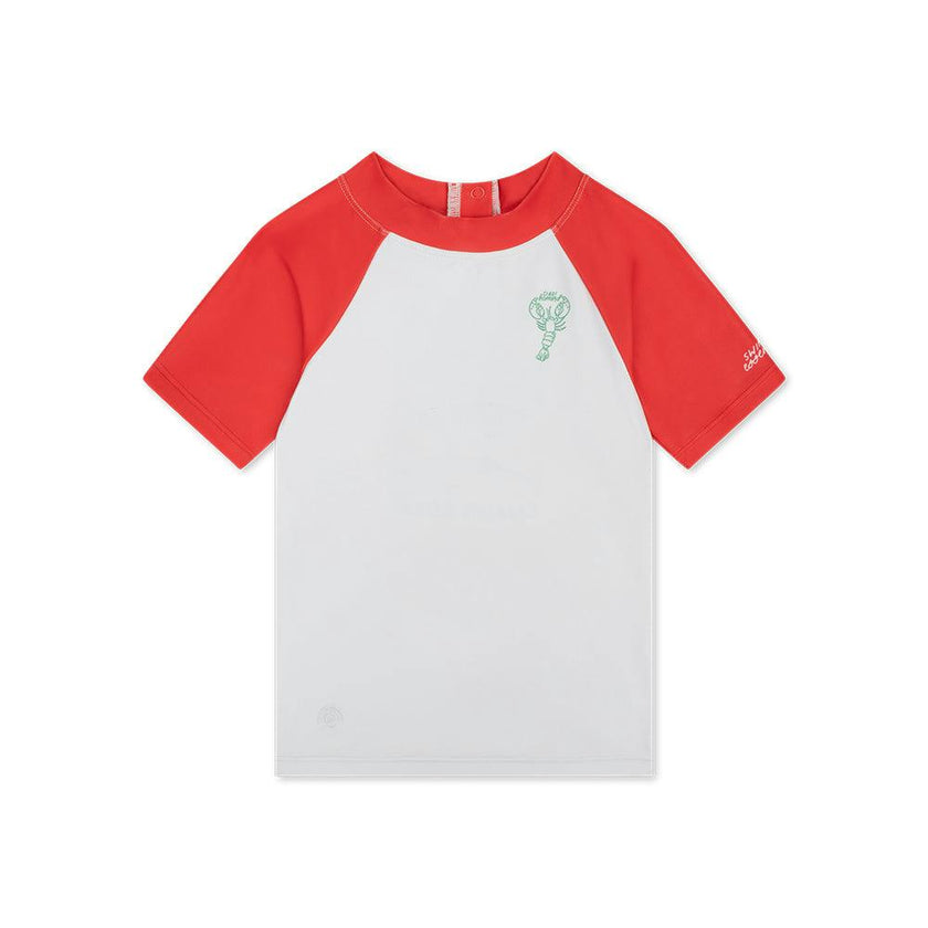 Swim Shirt Short Sleeves - Red - Catch Of The Day