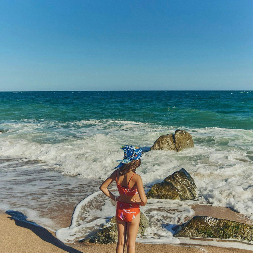 BARCOS BOW BIKINI RED