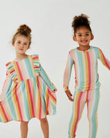Organic Ruffle LS Dress