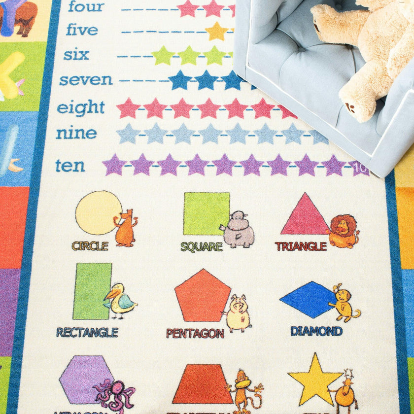 Kids Playhouse Daisy Rug, Beige