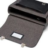 Boston Plaid Adjustable Shoulder Strap Schoolbag