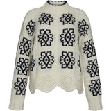 SIENNA SWEATER | IVORY + BLACK