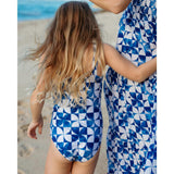 The Greece - Girls Ruffle One Piece UPF 50+