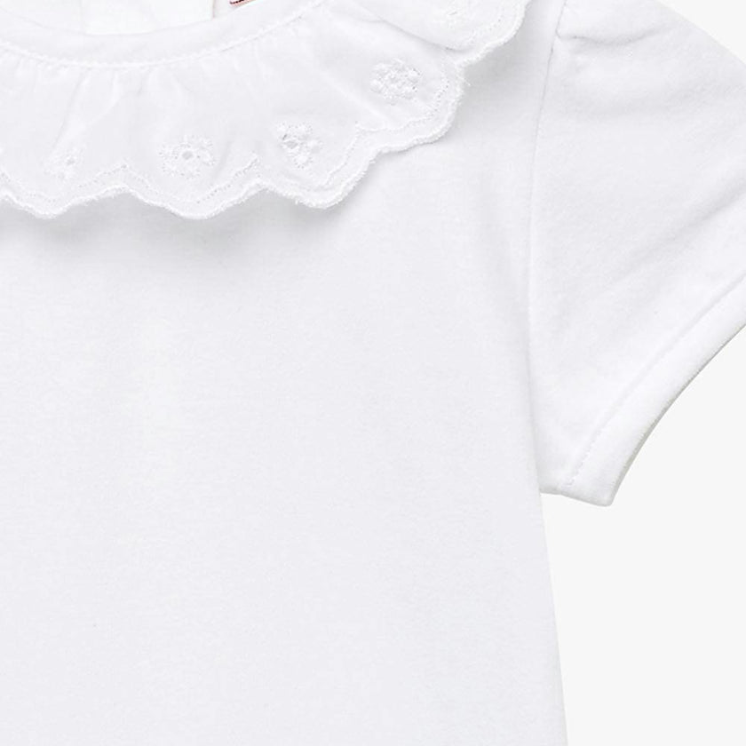 Baby Short-Sleeved Katie Anglaise Bodysuit
