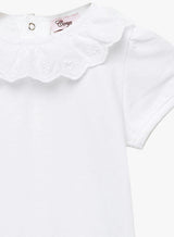 Baby Short-Sleeved Katie Anglaise Bodysuit