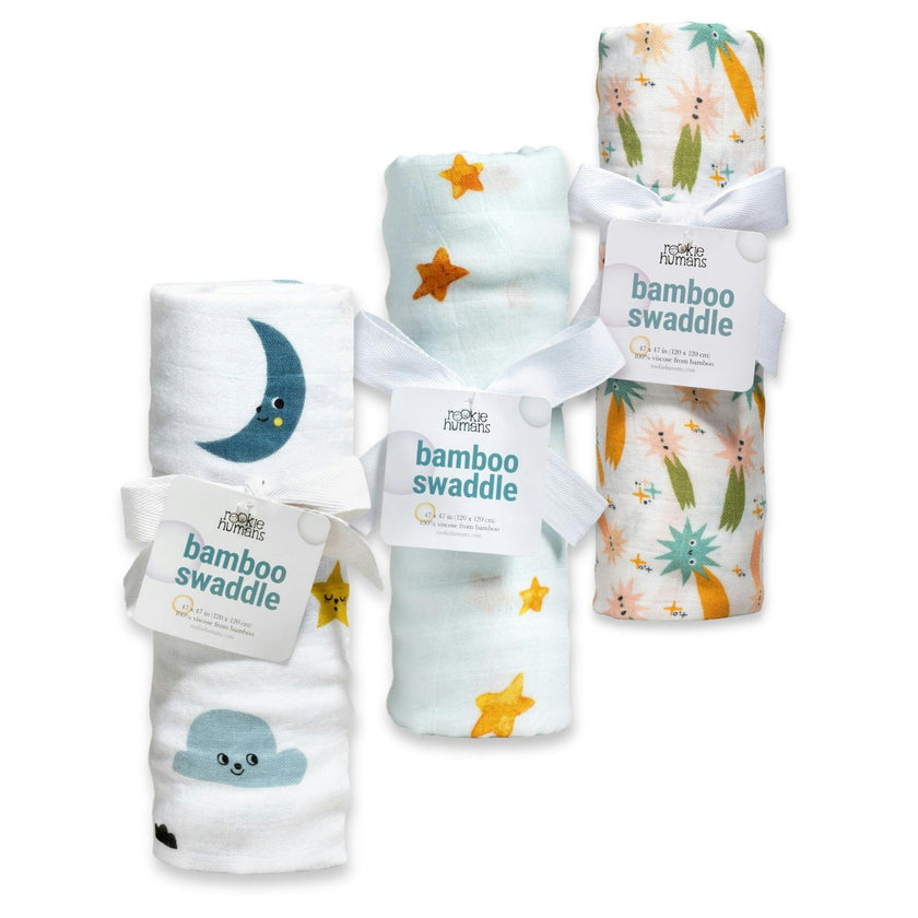 Moon & Stars Swaddle 3-Pack