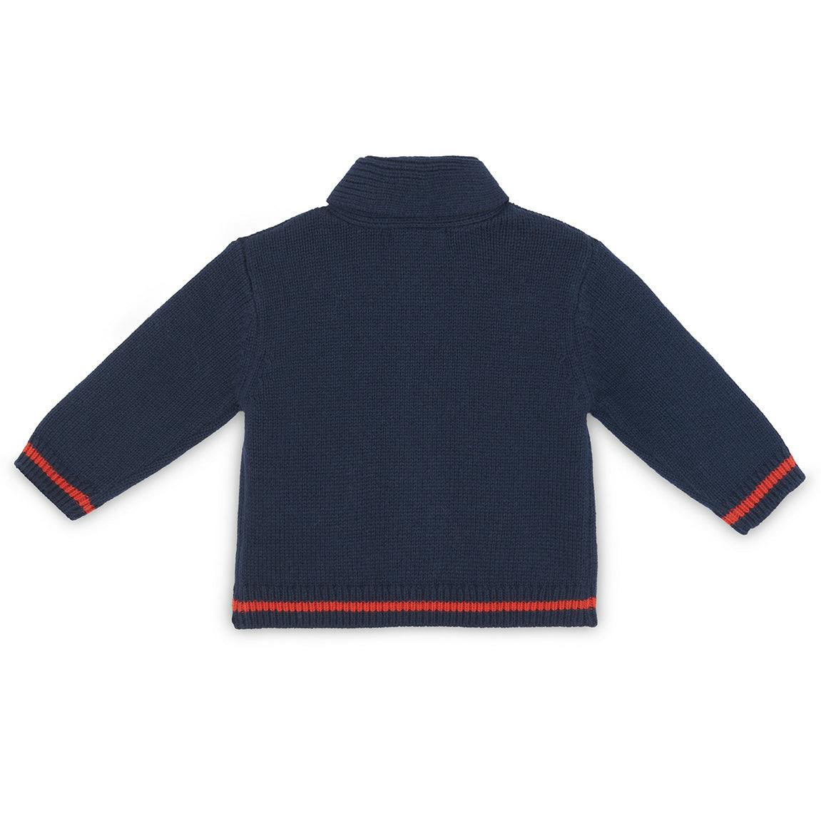 Hubert Collared Baby Cardigan