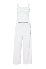 Harley Pants in Blue & White Pinstripe