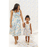 Petal Dress in Blue Bouquet