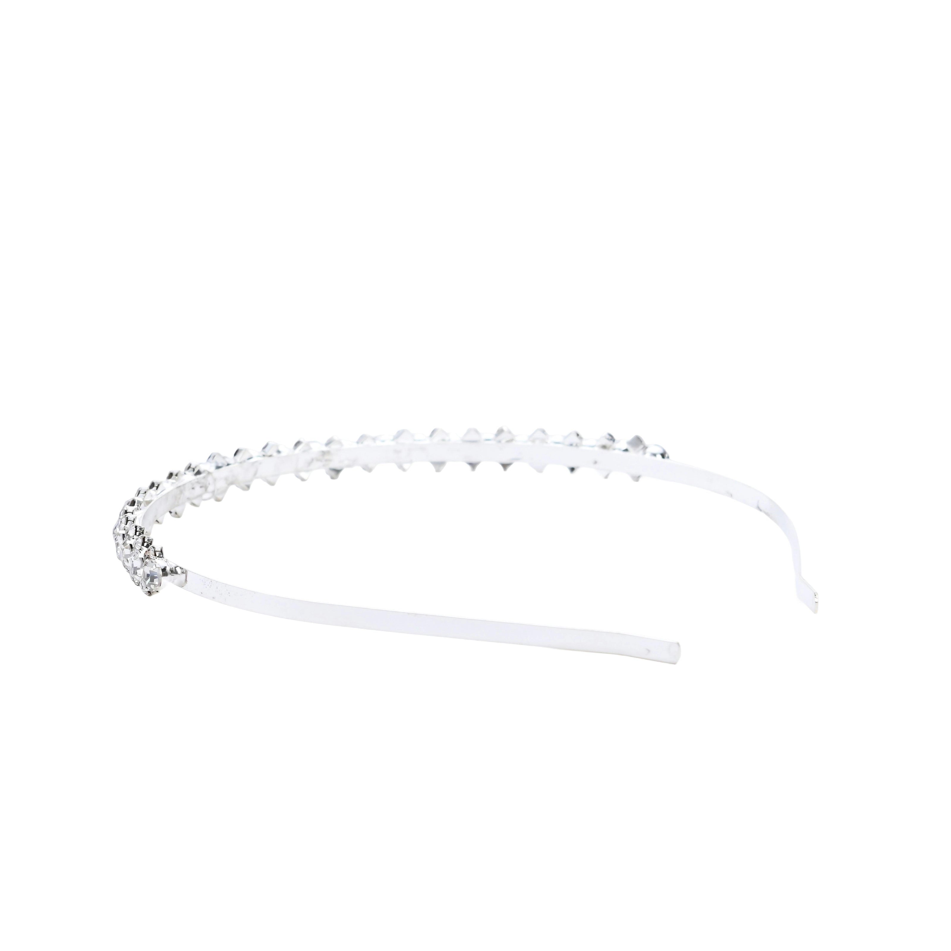 Silver Crystal Headband