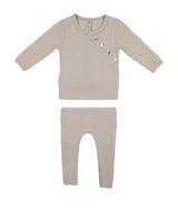 Boys Quilted Waffle 2-Piece Loungewear Set