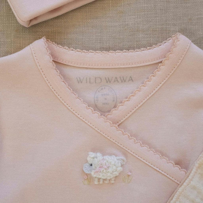 Embroidered Three Piece Set