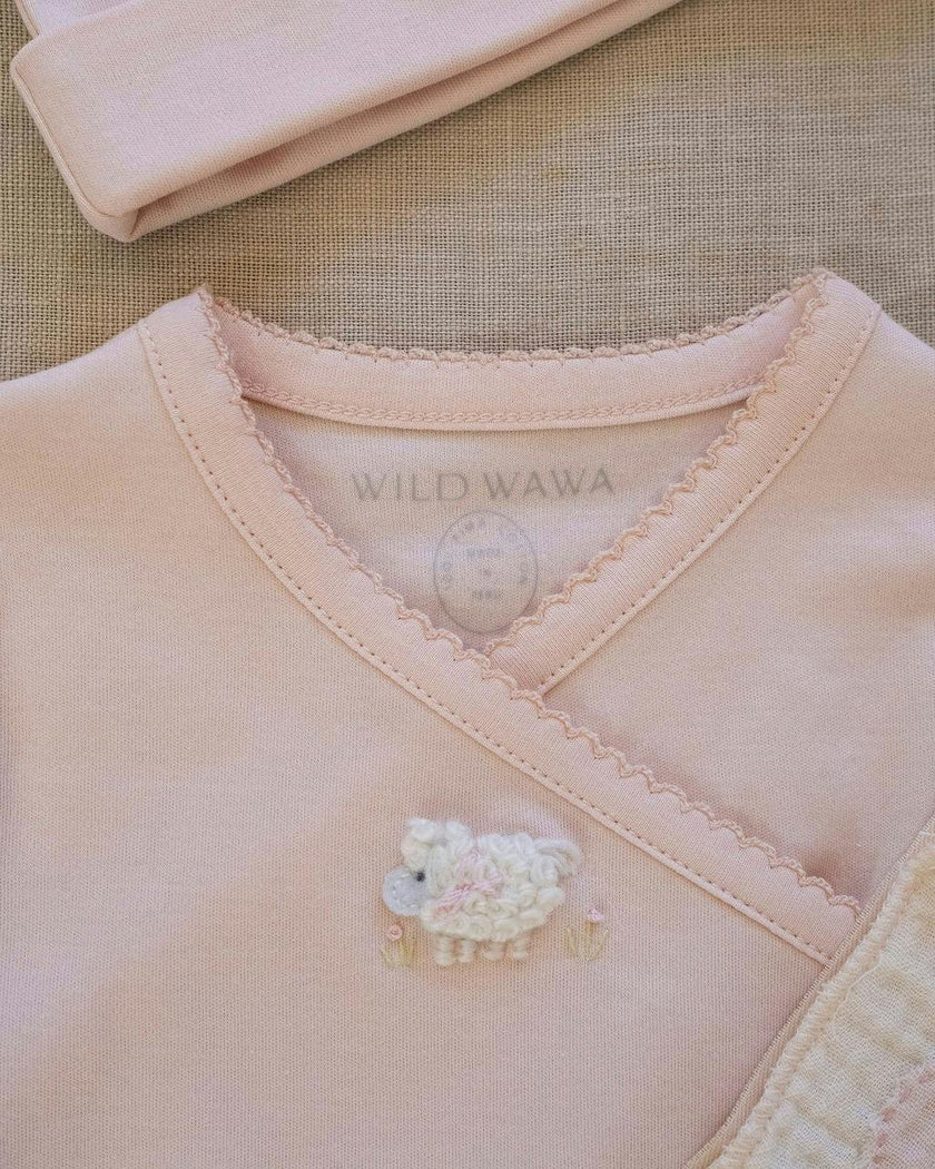 Embroidered Three Piece Set