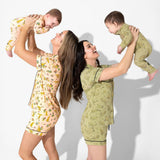 Sage & Spots Leopard Bamboo Women's Pajama Short Set