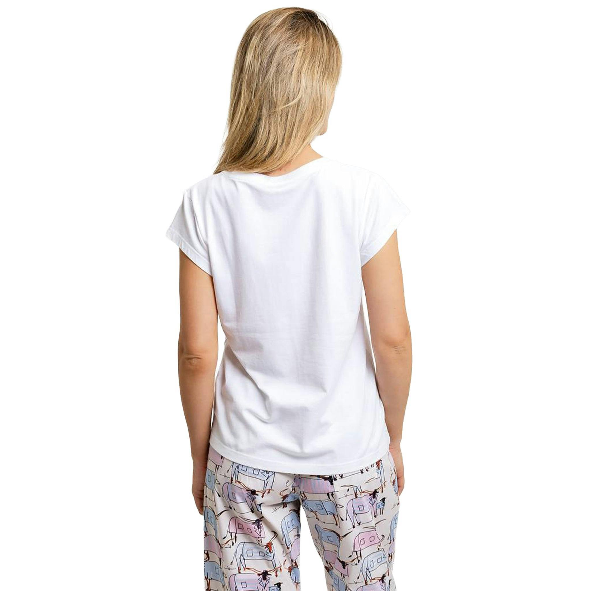 Women's Drawbertson Y'All Go To Bed T-Shirt - Organic Stretch Jersey Knit Cotton