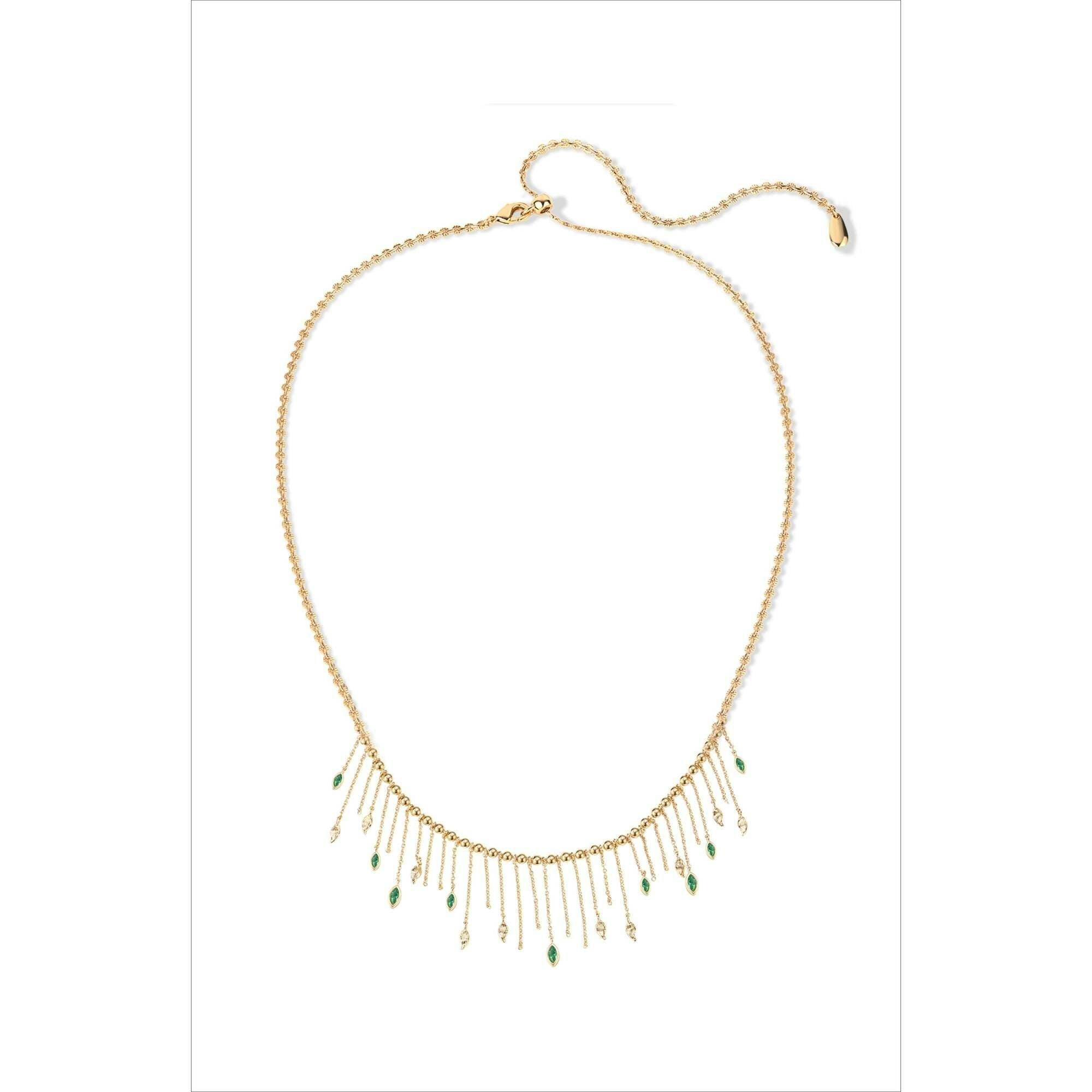 Verdant Whisper Tassels Necklace