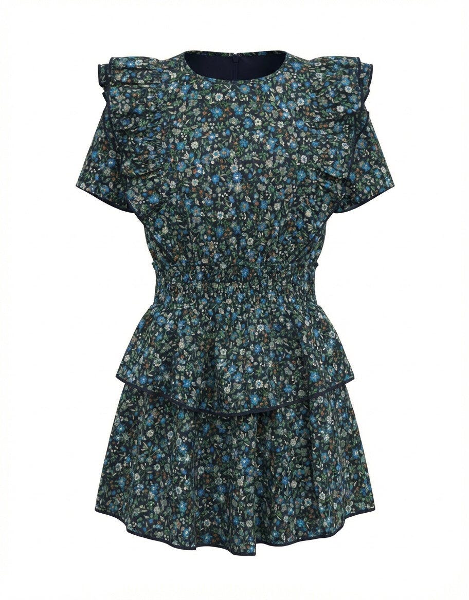 Collier Dress Twilight Floral