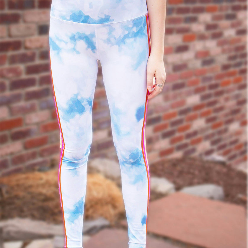 Lenny - Printed Cloud Activewear Leggings