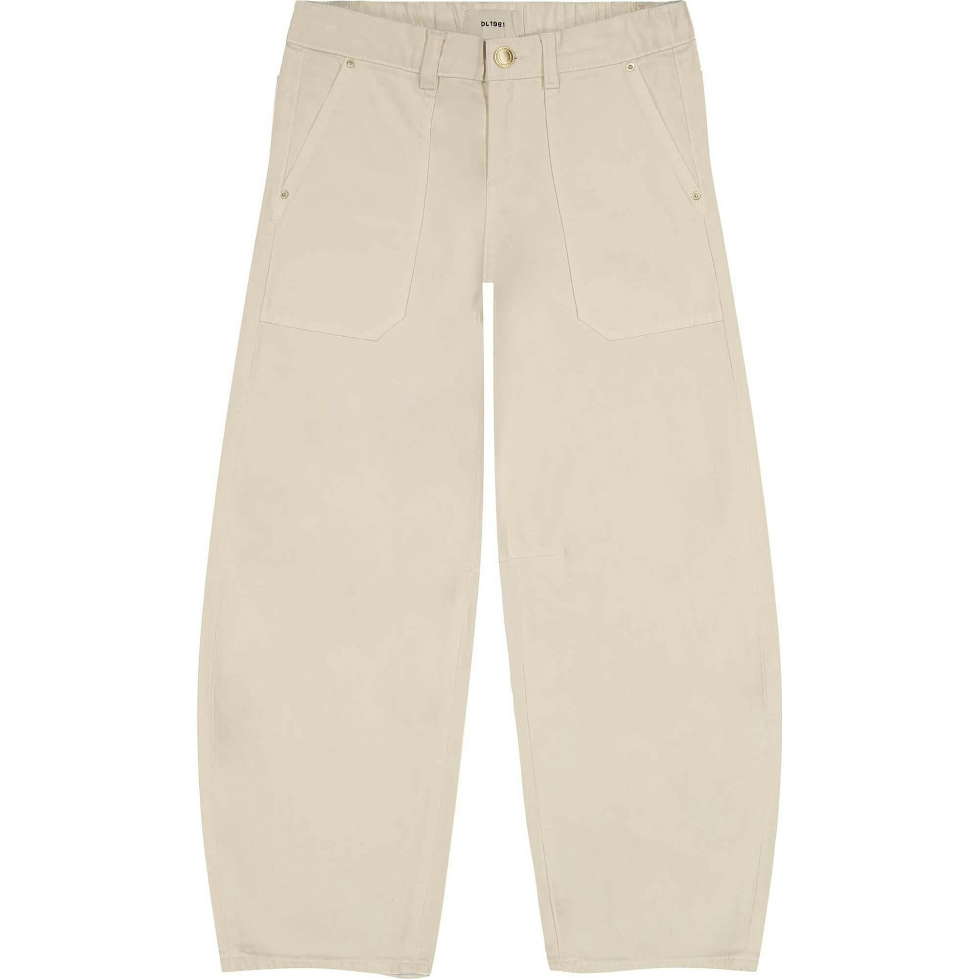 Lilia Barrel Pull-On Jeans |  Flax